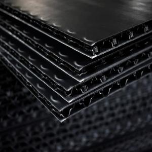 黒の強化帯電防止段ボール箱、トレイ、仕切り板
    